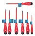 Set of 7 Insulated 1000V Screwdrivers by Bulit Electrician Series 800 0