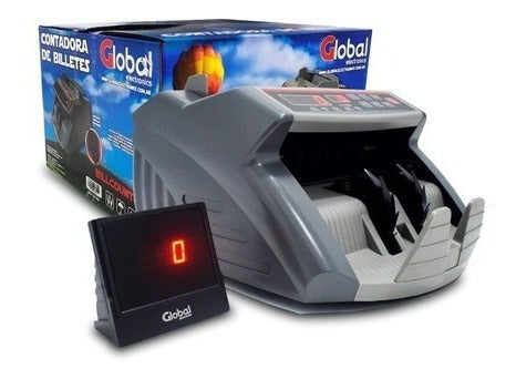 Contadora De Billetes Global Carga Superior Doble Visor 0