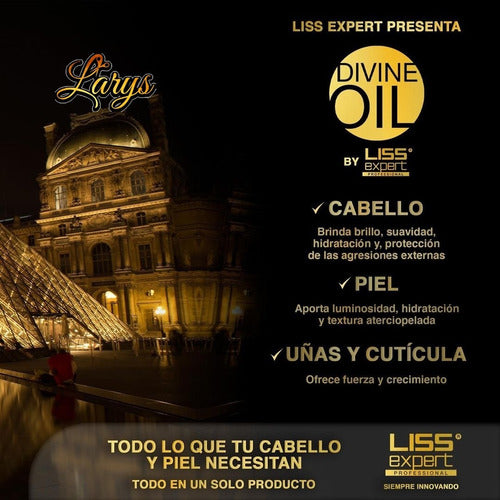 Liss Expert Divine Oil, Oleo De Argan. Cabello, Uñas Y Piel 2