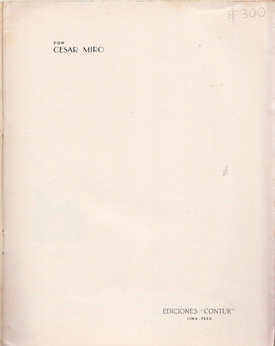 1947 Turismo Lima Peru Por Cesar Miro Fotografias Contour 1