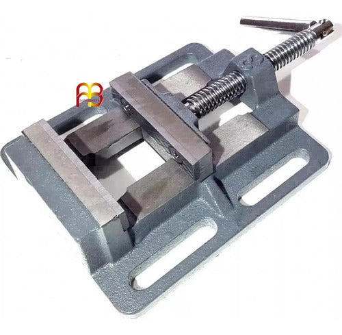 3-Inch Flat Bench Vise 75mm for Drilling Press Workbench 0