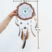 Handwoven Dreamcatcher with Natural Feathers Bedroom Decoration 3