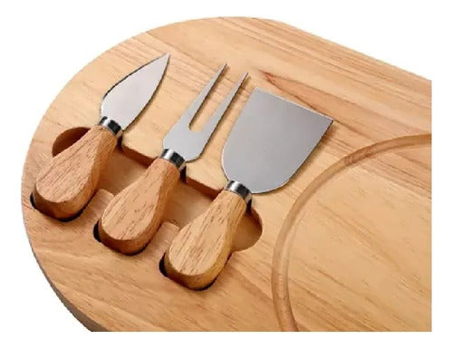 Generic Wood Board for Picada with 3 Accessories A-248 1