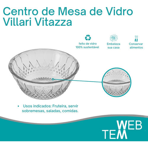 Tigela De Vidro Bowl Villari Vitazza 4