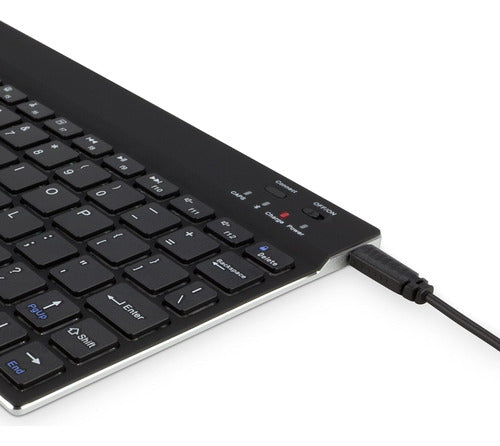 LG G Stylo Keyboard, Boxwave [SlimKeys Bluetooth Keyboard] Black Obsidian 3