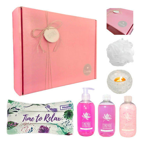 Zen Spa Rose Aroma Women's Gift Box Set N16 - Enjoy it! - Kit Caja Regalo Mujer Zen Spa Rosas Set Aroma N16 Disfrutalo