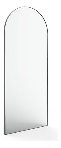 Premium Half Moon Eco-Friendly Mirror 120x50 with Decorative Frame 5