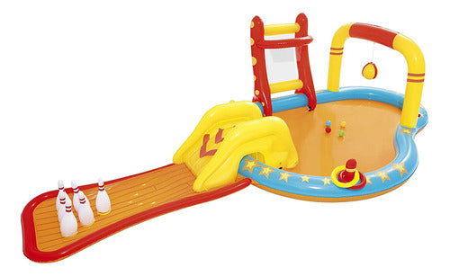 Piscina Infantil Inflable Bestway Parque Deportivo De Juegos 0