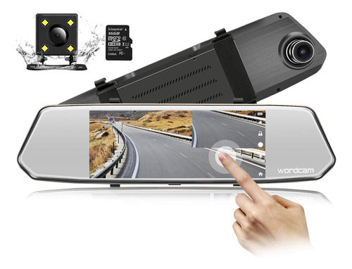 Wordcam 7 Inch Tactile Front and Rear Backup Camera 0