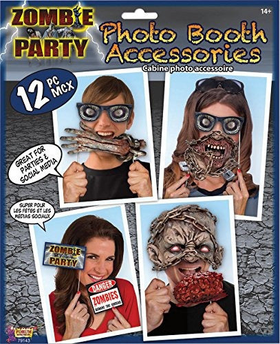 Forum Novelties Zombie Theme Photo Booth Accessories 12 0