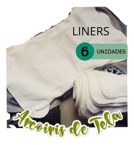 Arcoiris de Tela Rollo Liners (Eco-Friendly Diaper Liners, Easy Clean for Messes) 0