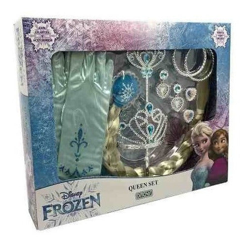 Frozen Set Queen Ditoys Corona Trenza,guante 2