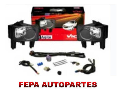 Kit Faros Auxiliares Antinieblas Chevrolet Agile 09 / 13 1