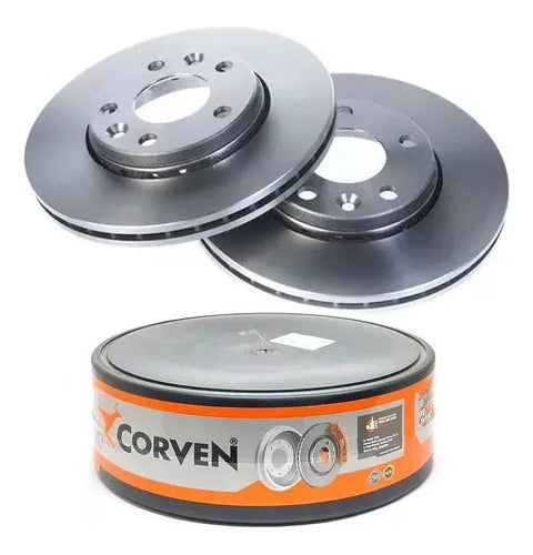 Kit X2 Disco Freno Ventilado Corven Siena 240mm 1997 - 2012 0