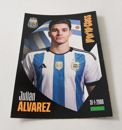 Panini Julián Álvarez World Class 2024 Importada 2