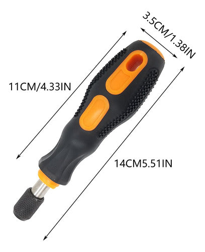 Suporte De Bits Magnético, Base De Cabeça De Chave Laranja 1