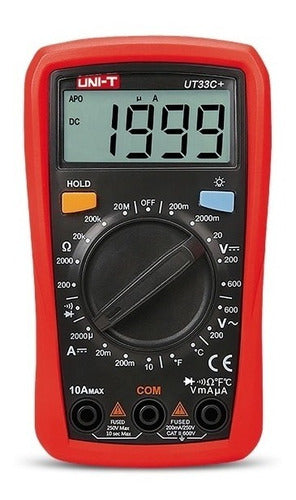 Uni-T Multimeter Handheld Digital Tester UT33C+ Temperature 0