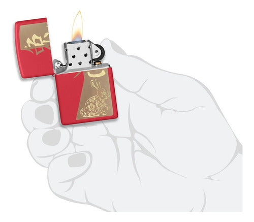 Zippo Year Of The Rabbit Original Garantia 29126 4