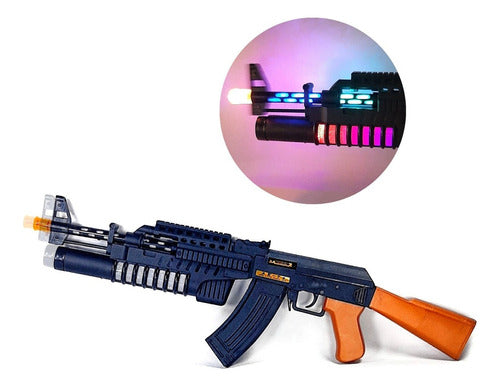 Toy Machine Gun with Lights and Sound, Laser Sight, and Vibration 0