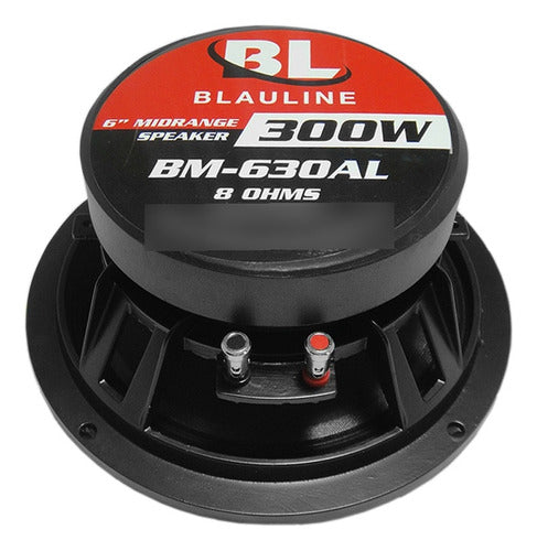 Blauline Medio Con Bala 6 Pulgadas 300w 150rms Bm-630al 2