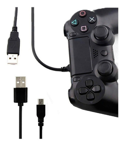 Cable Usb Cargador Joysticks Ps4 Y Otro Usos -local- Mg 2