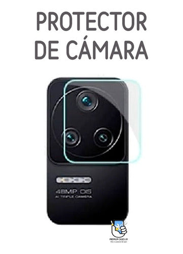 Vidrio Lens Repuesto Cámara Para Xiaomi Poco F4 + Protector 1