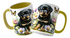 Perritos, Flores Y Mariposas Tazas 1