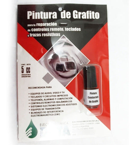 Delta Graphite Paint for Remote Controls 0