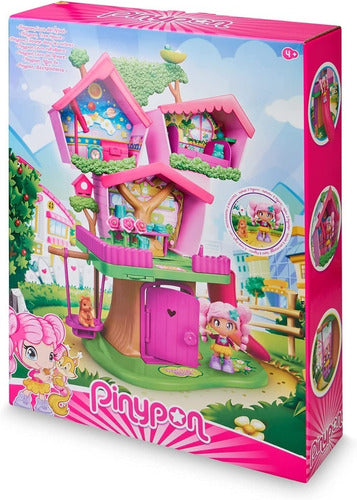 Famosa Pinypon Tree House Play Set with Figure and Accessories 0