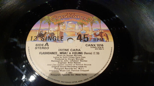 Irene Cara Flashdance What A Feeling (remix) Vinilo Uk 1983 0