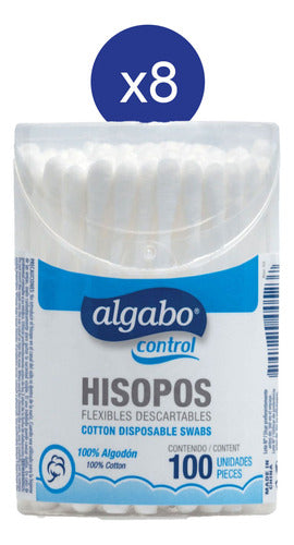 Algabo Flexible Cotton Swabs Pack of 100 0