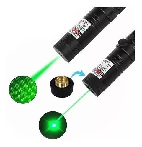 Laser Pointer Professional Green High Range Rechargeable 3