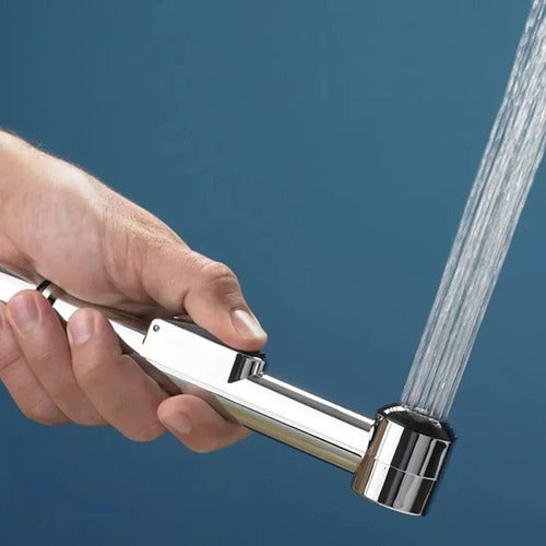 Handheld Bidet Shower with Flexible Cut-off + Shower Head Holder Aquaflex 4