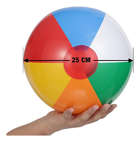 Inflatable Beach Balls For Kids Pool Toys, Rainbow 3