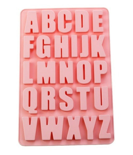 Doctor Glitter Silicone Mold Uppercase Letters for Concrete and Pastry 0