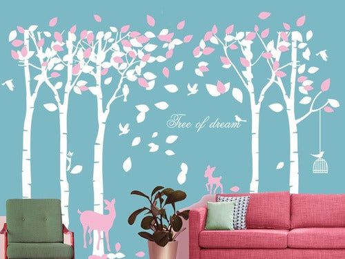 Vinilo Decorativo Pared [7mbgyq1b] Arboles 1