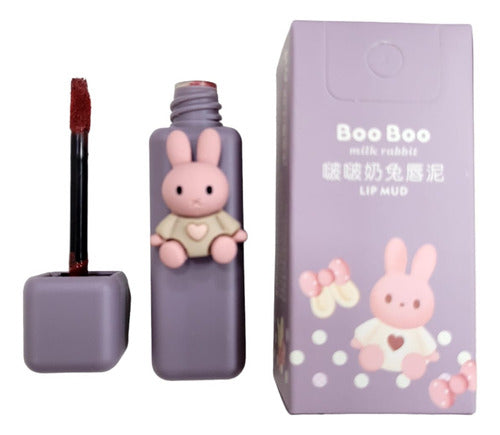 Set of 4 Matte Lipsticks in Boo Boo Rabbit Shade 6
