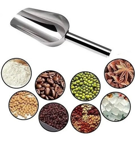 Galario Ice Spoon Scoop for Cocktail Grains Stainless Steel x2 7