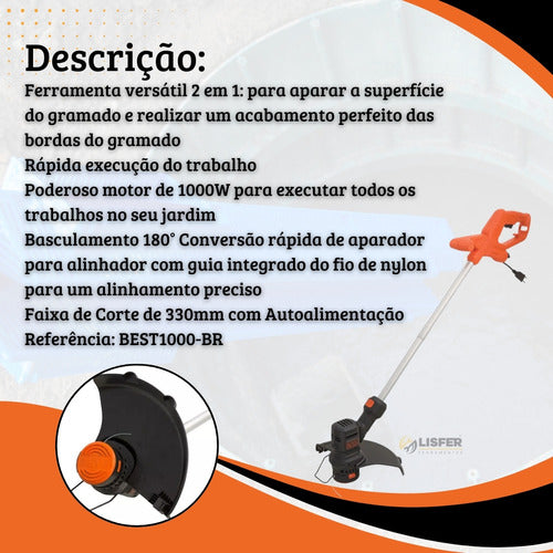 Aparador De Grama 1000w Best1000 Black&decker Promoção 2