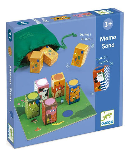 Djeco Memo Sono Sound Association and Memory Game 0