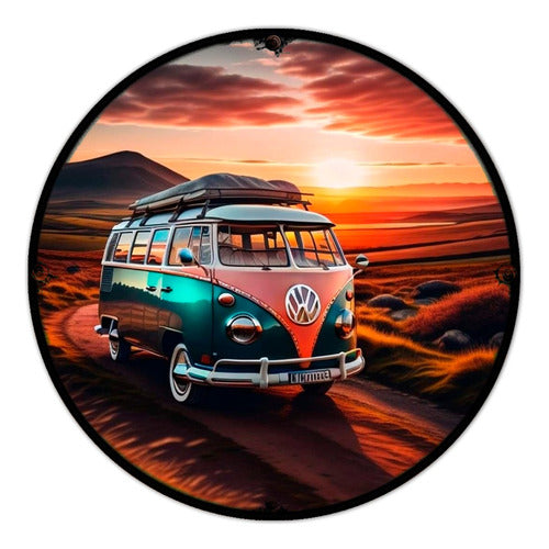 Vintage Decorative Picture Volkswagen Surf Beach 0