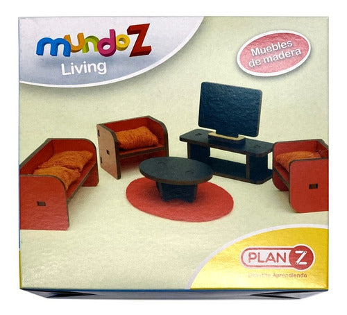 PlanZ Muebles Casita Muñecas Infantil Living Cuarto Chicos 1