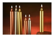 Set of 50 Short Candles - Gold / Silver 9