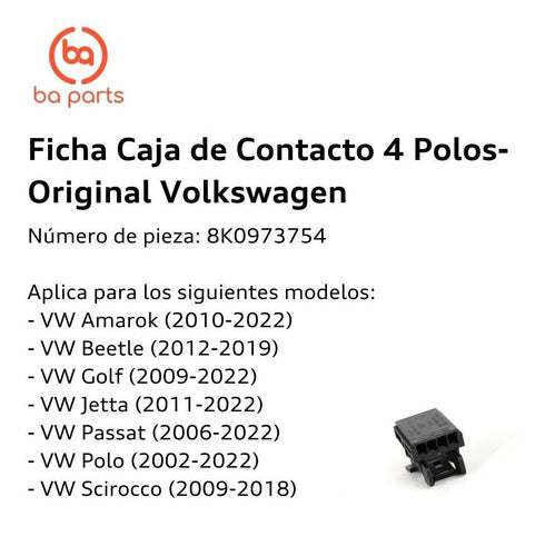 Ficha De Caja De Contacto Beetle 2012 Al 2019 1