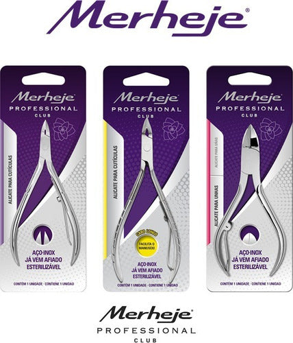 Merheje Professional Offer! Manicure Kit 3 Units – Cuticle Nipper + Nail Nipper 0