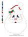 Christmas Santa Claus Face Embroidery Machine Design 1840 3