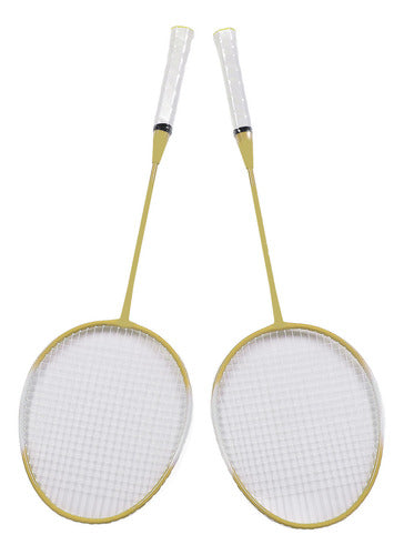 Conjunto De Badminton Para Adultos, 2 Jogadores, Ferro De Ba 5