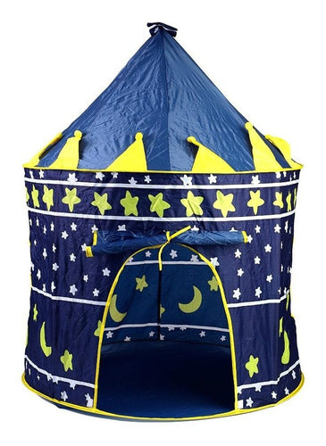 Kids Self-Assembling Play Tent Castle House with Bag 0
