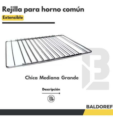 BALDOREF Rejilla Estante De Horno Extensible Todos Los Modelos 1