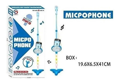 Jack Royal Kids Microphone MP3 Blue Norte Rodados 1